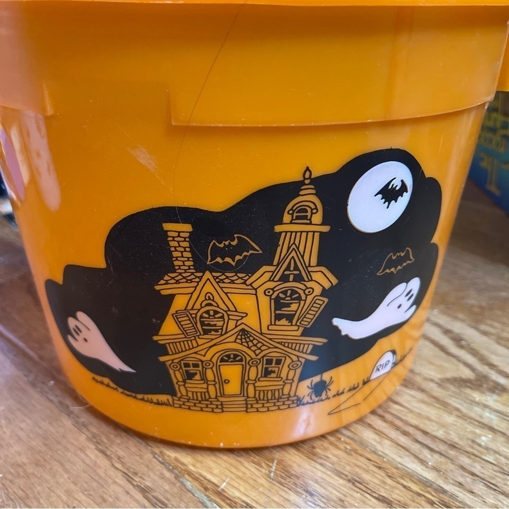 Cardinal Myrle's Original Trick or Treat Halloween Bucket Pail vintage 90’s